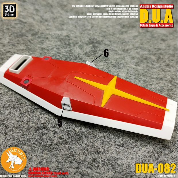 Anubis DUA082 3D Print Addon Detail Parts For MG HG RG Gundam