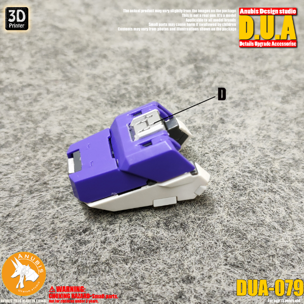 Anubis DUA079 3D Print Addon Detail Parts For MG HG RG Gundam