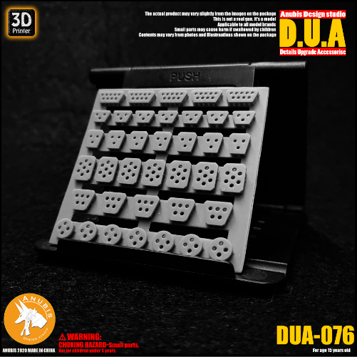 Anubis DUA076 3D Print Addon Detail Parts For MG HG RG Gundam