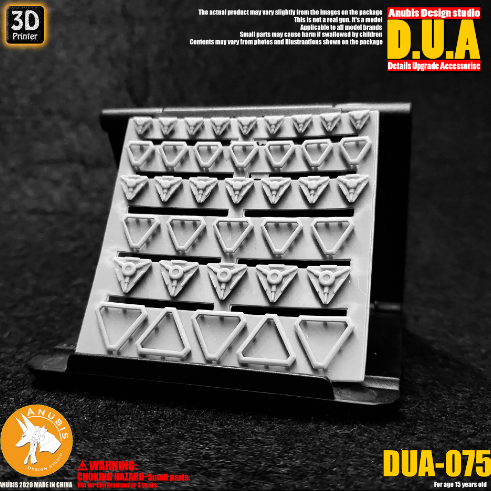 Anubis DUA075 3D Print Addon Detail Parts For MG HG RG Gundam