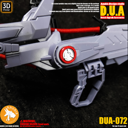 Anubis DUA072 3D Print Addon Detail Parts For MG HG RG Gundam