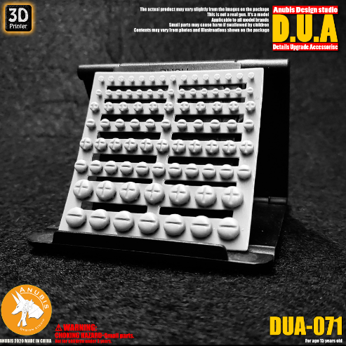 Anubis DUA071 3D Print Addon Detail Parts For MG HG RG Gundam