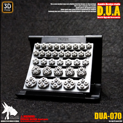 Anubis DUA070 3D Print Addon Detail Parts For MG HG RG Gundam