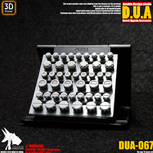 Anubis DUA067 3D Print Addon Detail Parts For MG HG RG Gundam