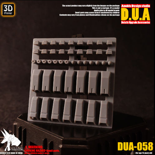 Anubis DUA058 3D Print Addon Detail Parts For MG HG RG Gundam