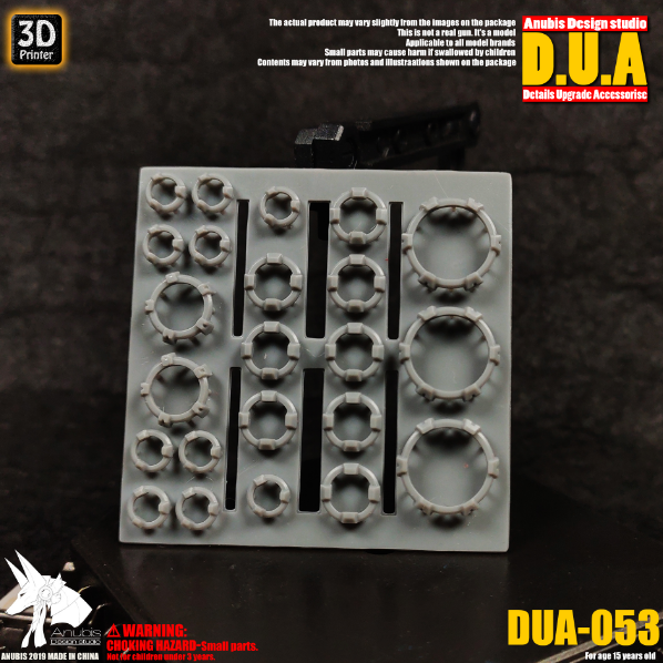 Anubis DUA053 3D Print Addon Detail Parts For MG HG RG Gundam