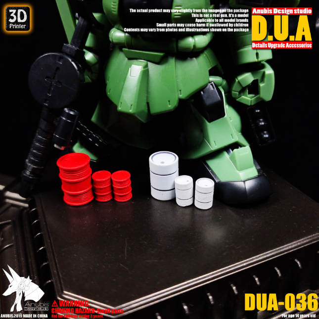 Anubis DUA036 3D Print Addon Detail Parts For MG HG RG Gundam