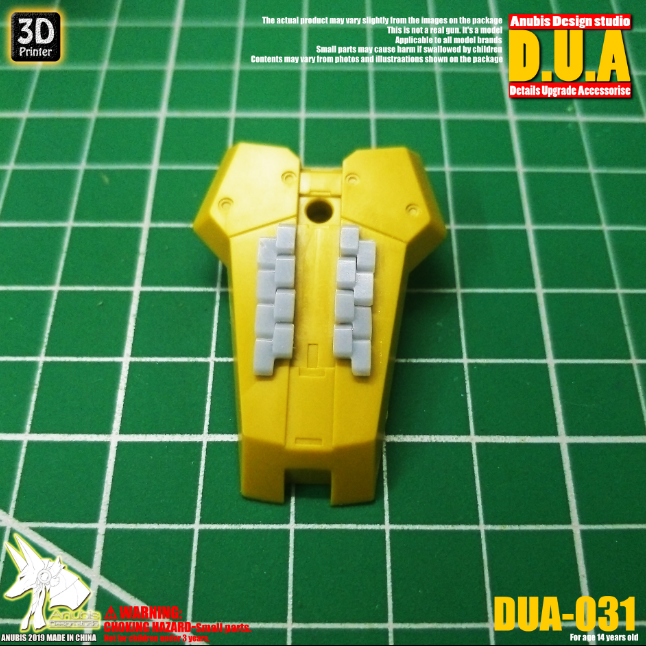 Anubis DUA031 3D Print Addon Detail Parts For MG HG RG Gundam