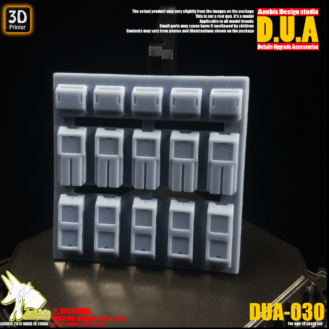 Anubis DUA030 3D Print Addon Detail Parts For MG HG RG Gundam