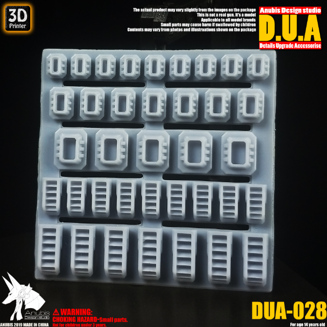 Anubis DUA028 3D Print Addon Detail Parts For MG HG RG Gundam