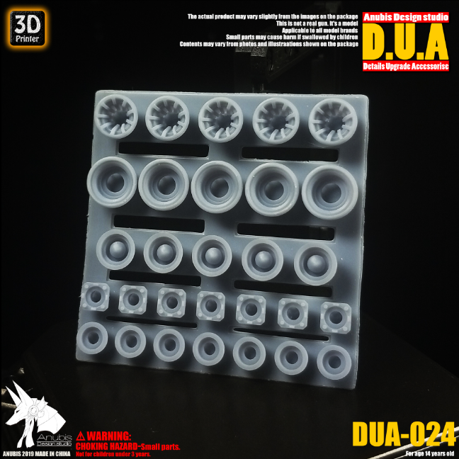 Anubis DUA024 3D Print Addon Detail Parts For MG HG RG Gundam