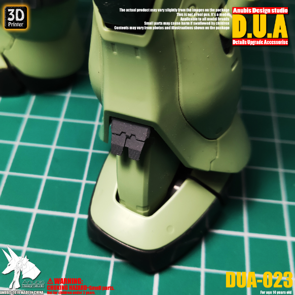 Anubis DUA023 3D Print Addon Detail Parts For MG HG RG Gundam