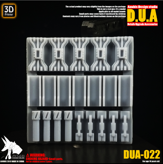 Anubis DUA022 3D Print Addon Detail Parts For MG HG RG Gundam