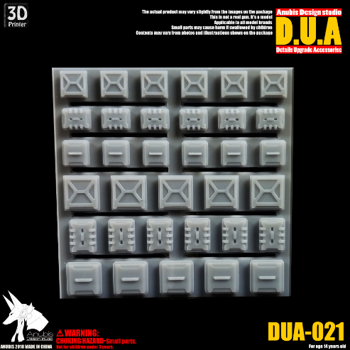 Anubis DUA021 3D Print Addon Detail Parts For MG HG RG Gundam