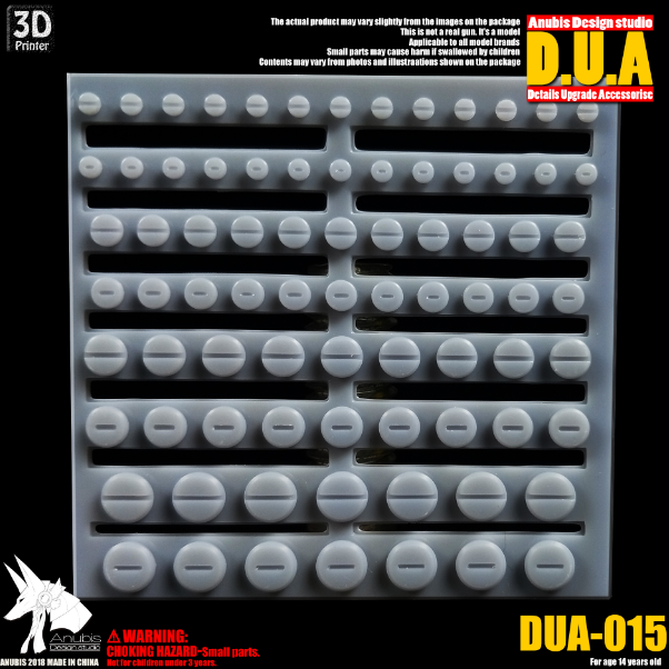 Anubis DUA015 3D Print Addon Detail Parts For MG HG RG Gundam