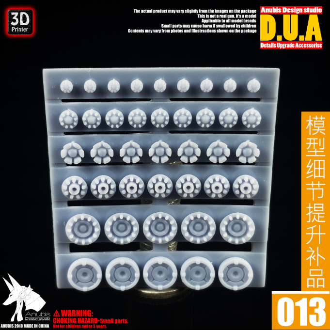 Anubis DUA013 3D Print Addon Detail Parts For MG HG RG Gundam