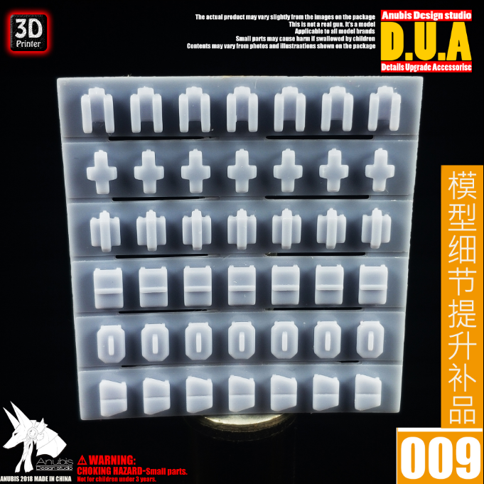 Anubis DUA009 3D Print Addon Detail Parts For MG HG RG Gundam