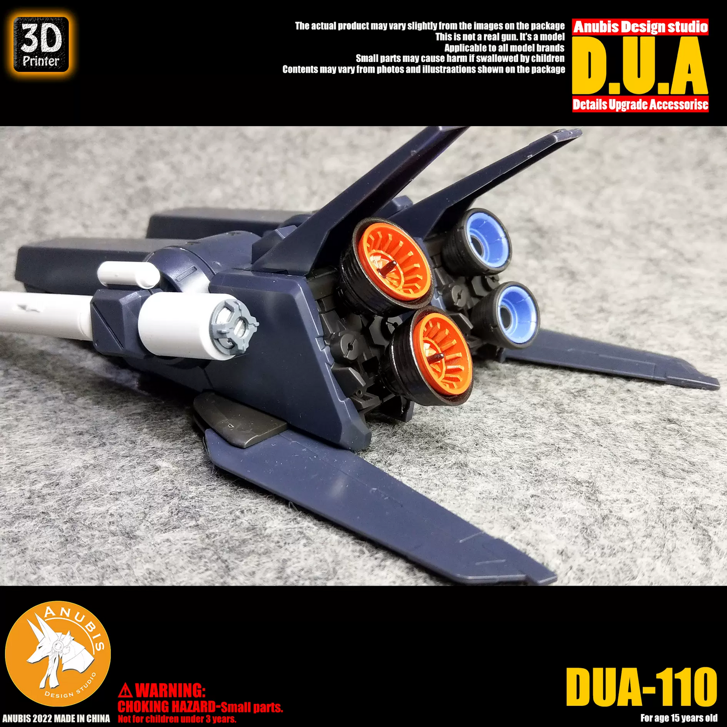 Anubis DUA110 3D Print Addon Detail Parts For MG HG RG Gundam