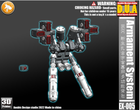 ANUBIS EX005 Armament System For HGUC Revive Zaku