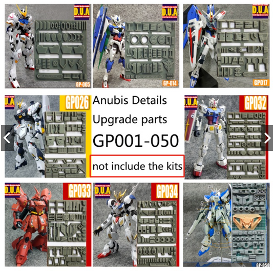 ANUBIS GP001-050 (GP series) 3D Print Addon Detail Parts For MG HG RG GUNDAM