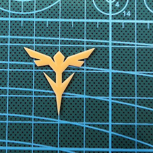 HD GUNDAM MG ZAKU YELLOW NEO ZEONG LOGO GJ014 Detail Parts