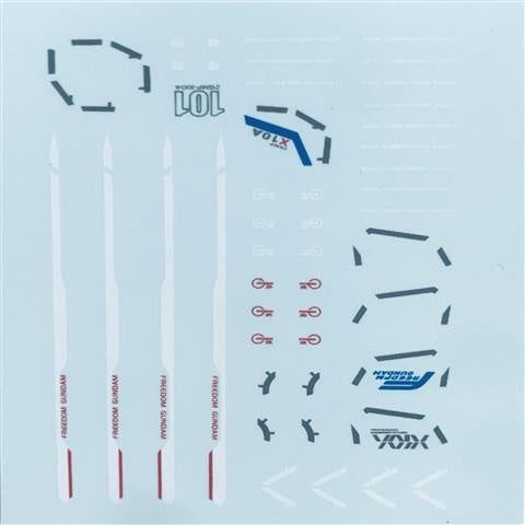 Xueyan Water Slide Decal For BB SD/CS Rx78 Crossbone X1 Nightingale ZAKU Freedom Barbatos Unicorn