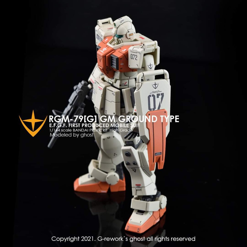 YAN Water Slide Decal For GHOST HG RX-79 GM Ground Type