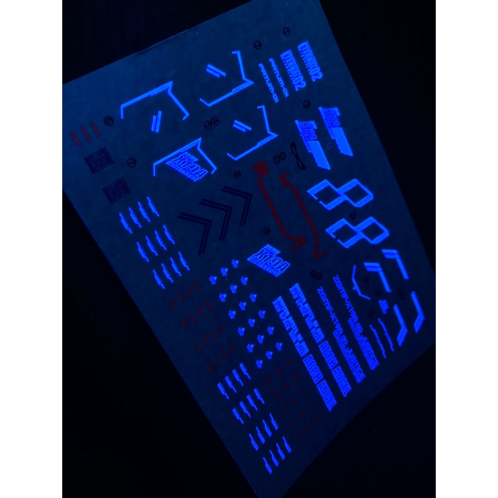 Xueyan Water Slide Decal For HG 1/144 Infinite Justice Gundam Revive SEED Fluorescence