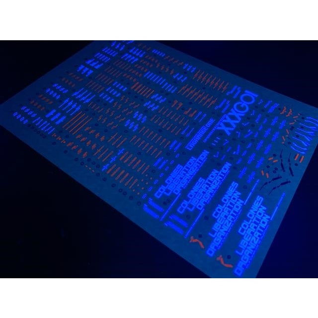 Xueyan Water Slide Decal For MG-73 MG EW Wing Ver.Ka Fluorescence