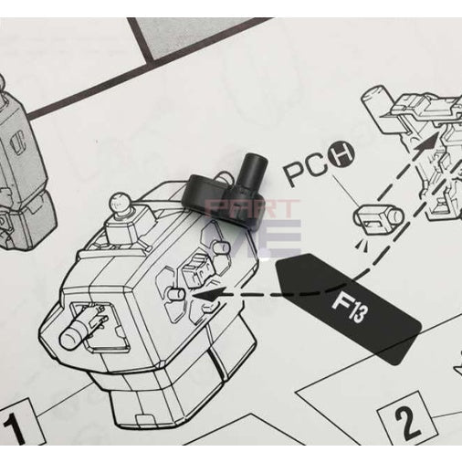 CA Bandai Gundam MG 00Q A16 F13 F14 H19 H20 I1-18 Parts