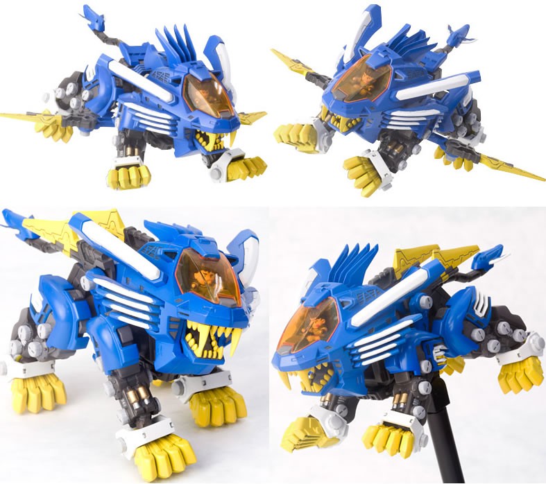 Kotobukiya KP171 Soth D-STYLE-08 ZOIDS Epee Longtooth Lion Q Version Assembly Model