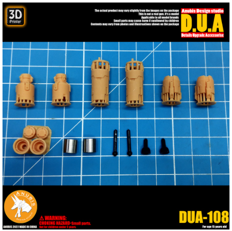 Anubis DUA108 3D Print Addon Detail Parts For MG HG RG Gundam