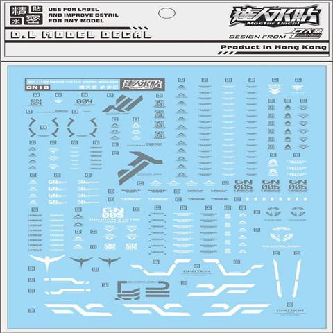 DALIN DL Water Slide Decal For GN18 MG 1/100 Virtue