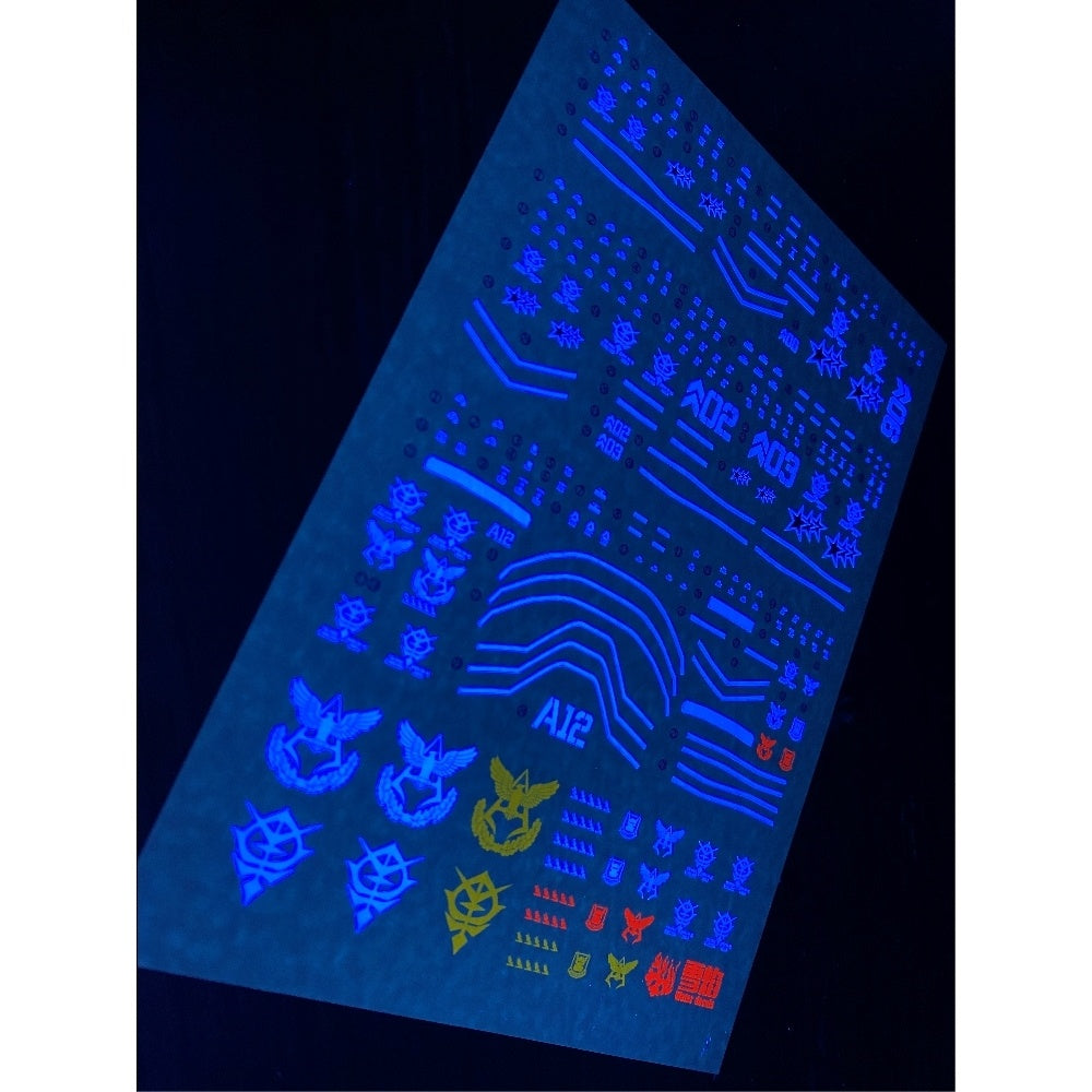 Xueyan Water Slide Decal For HG GTO ZAKU II Fluorescence