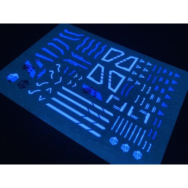 Xueyan Water Slide Decal For Nillson 1/60 Red Frame Blue Frame Gundam Fluorescence