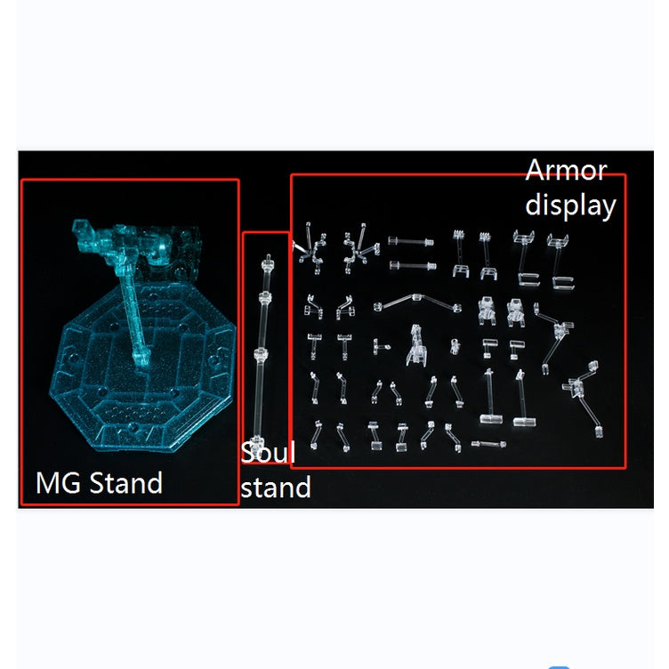 EW Armor Display For MG 1/100 Virtue Gundam Free Decal Stand