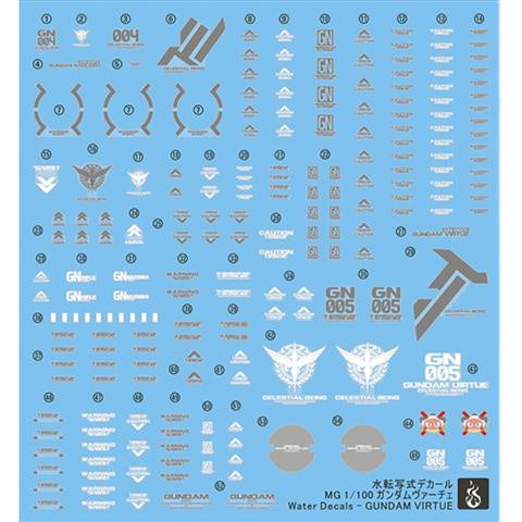 YAN Water Slide Decal For MG 1/100 Virtue Gundam