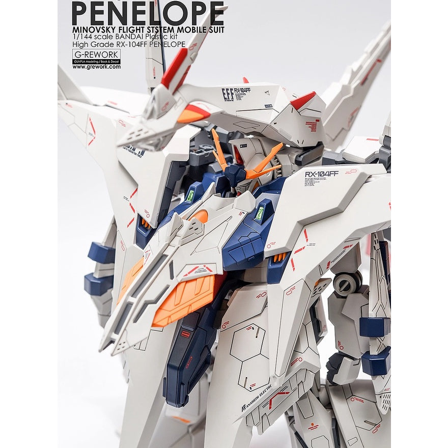 YAN Water Slide Decal For GHOST HG RX-104 PENELOPE