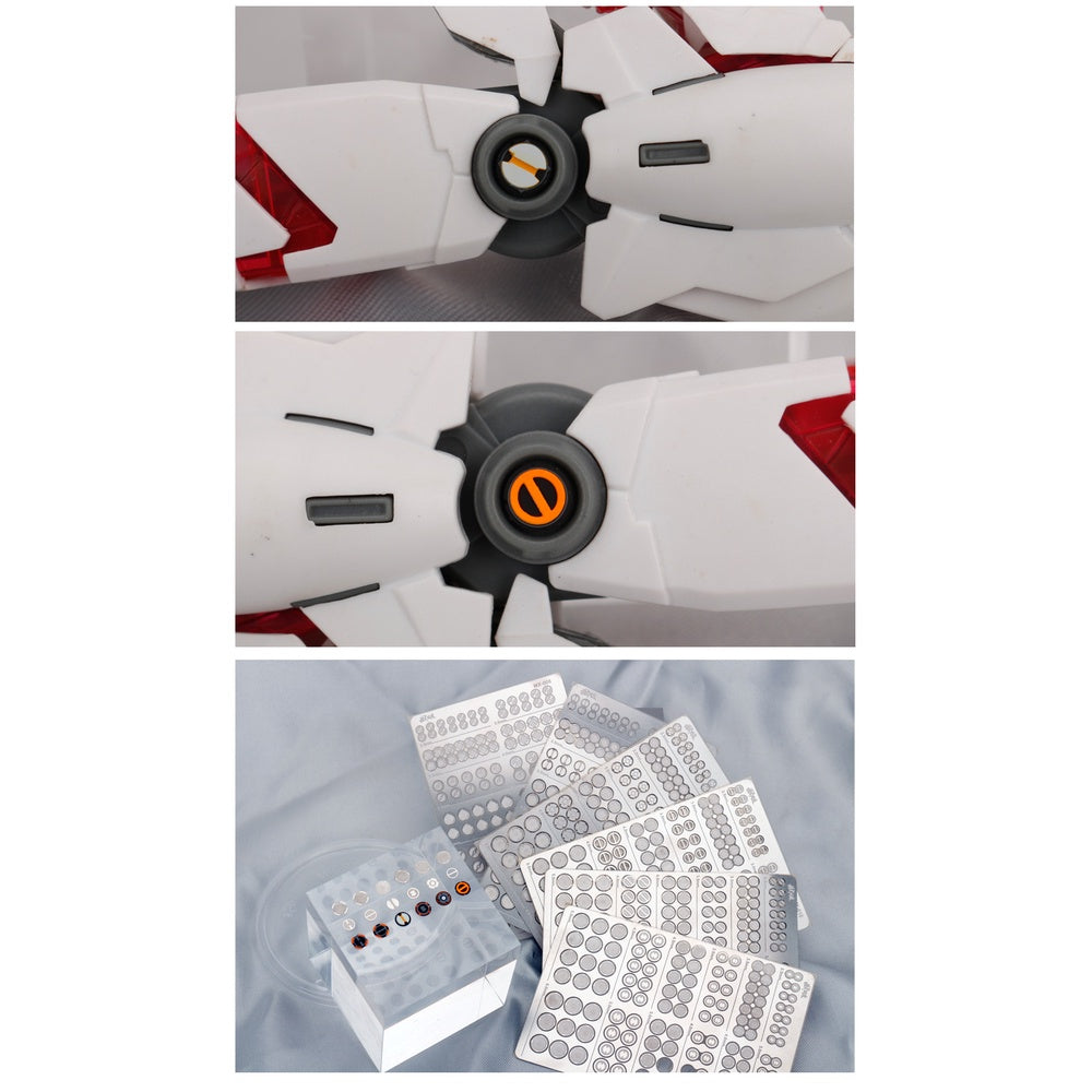 MS Gundam Mech Model Detail Modification Parts Split-Type Joint Screws Metal Etching Sheet MX007 MX008 MX009 MX010 MX008