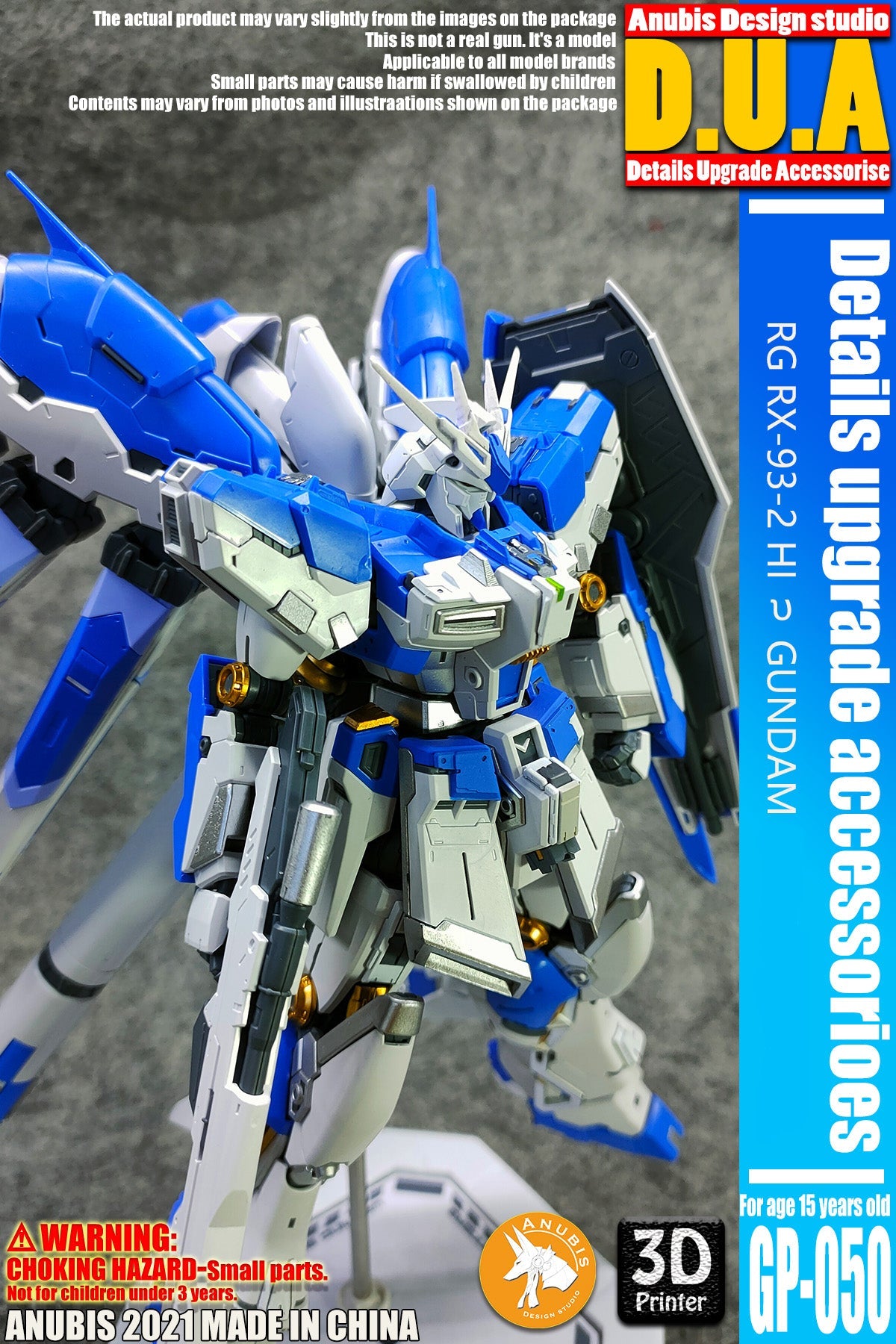 ANUBIS GP050 upgrade parts for RG RX-93-2 Hi nu gundam Hi-v Free gift antenna