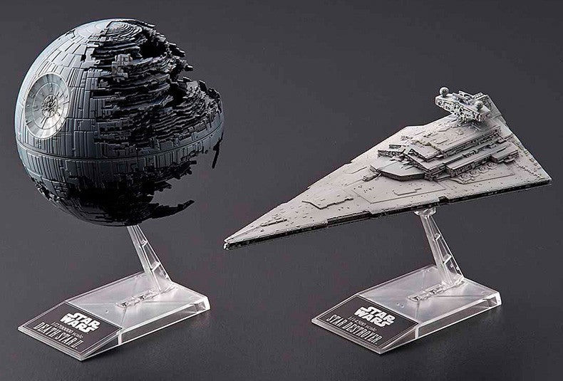 Bandai assembly model Star Wars 1/2700000 Death Star 2 u0026 1/14500 Star Destroyer