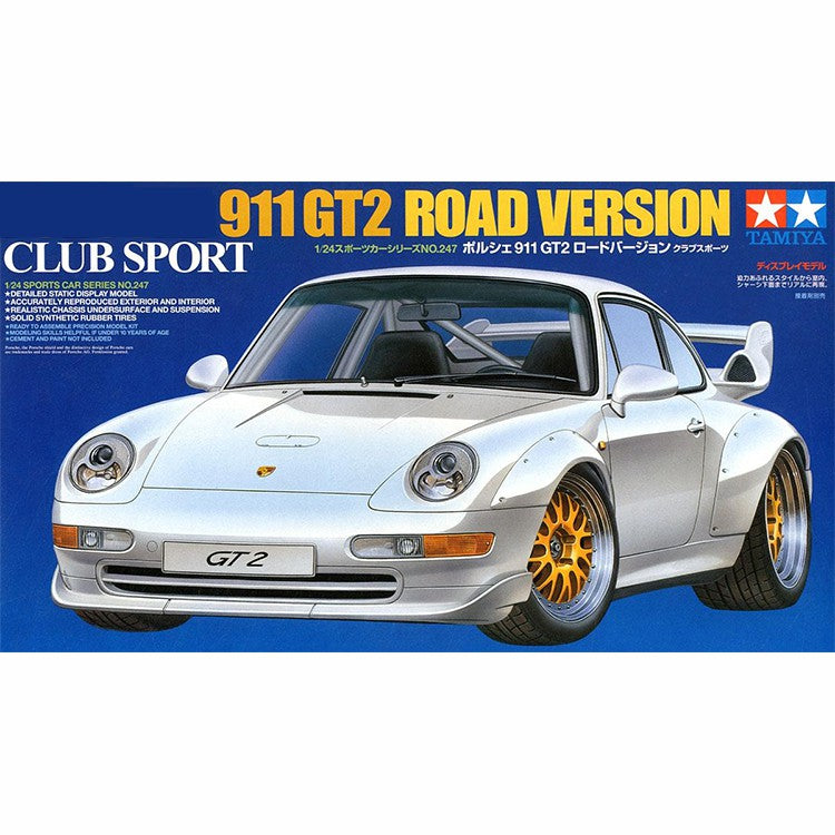 Tamiya 24247 1/24 Porsche 911 GT2 sports car