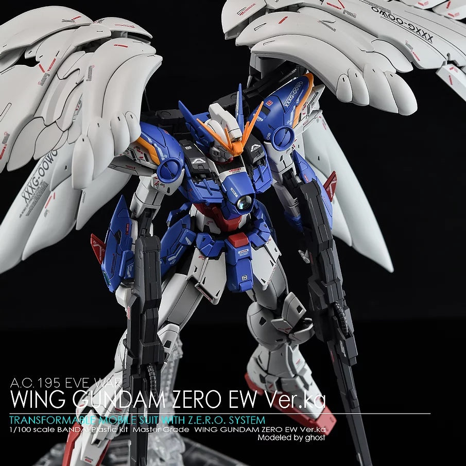 YAN Water Slide Decal For GHOST MG Wing Gundam Zero Ew Ver.Ka 2.0