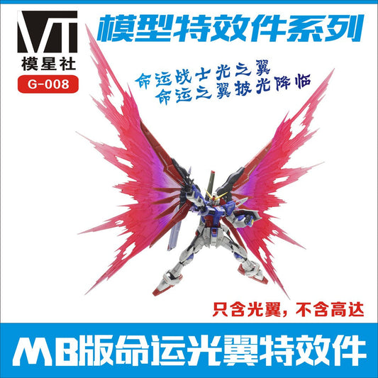 CEF Light Wing (MB Type) Special Effects with Stand for RG Destiny Gundam