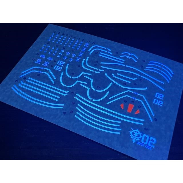 Xueyan Water Slide Decal For HG 05 GTO DOM ZAKU TEST TYPE  Fluorescence