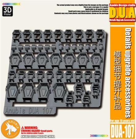 Anubis DUA107 3D Print Addon Detail Parts For MG HG RG Gundam