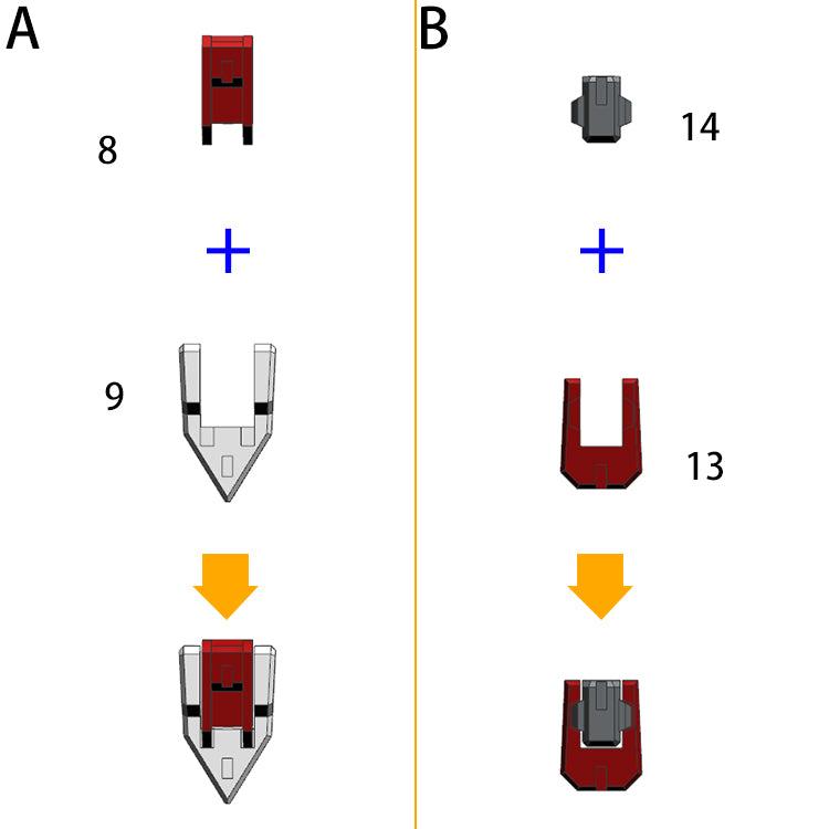 ANUBIS GP016 parts fit for MG Gundam astray Red frame