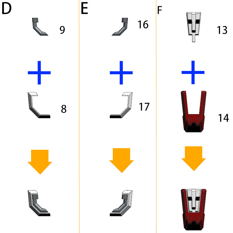 Anubis GP017 Detail Upgrade Parts for MG Freedom 2.0