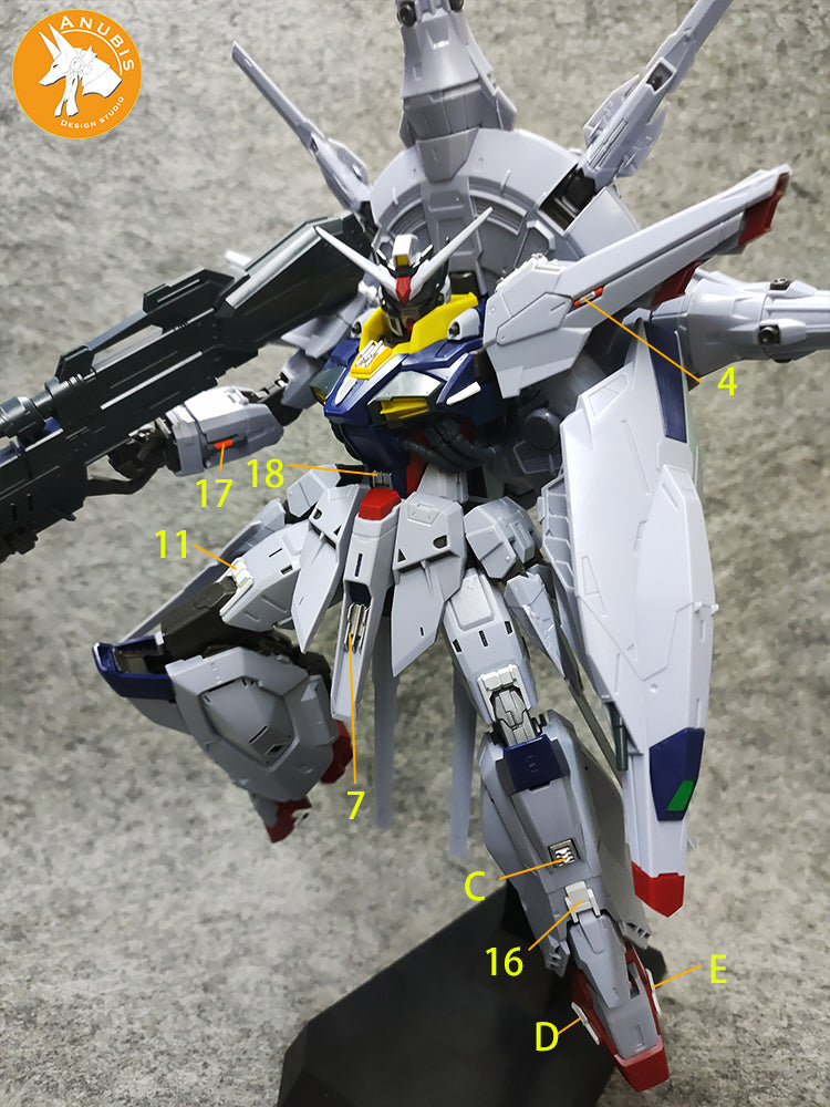 Anubis GP018 Detail Upgrade Parts For MG PROVIDENCE