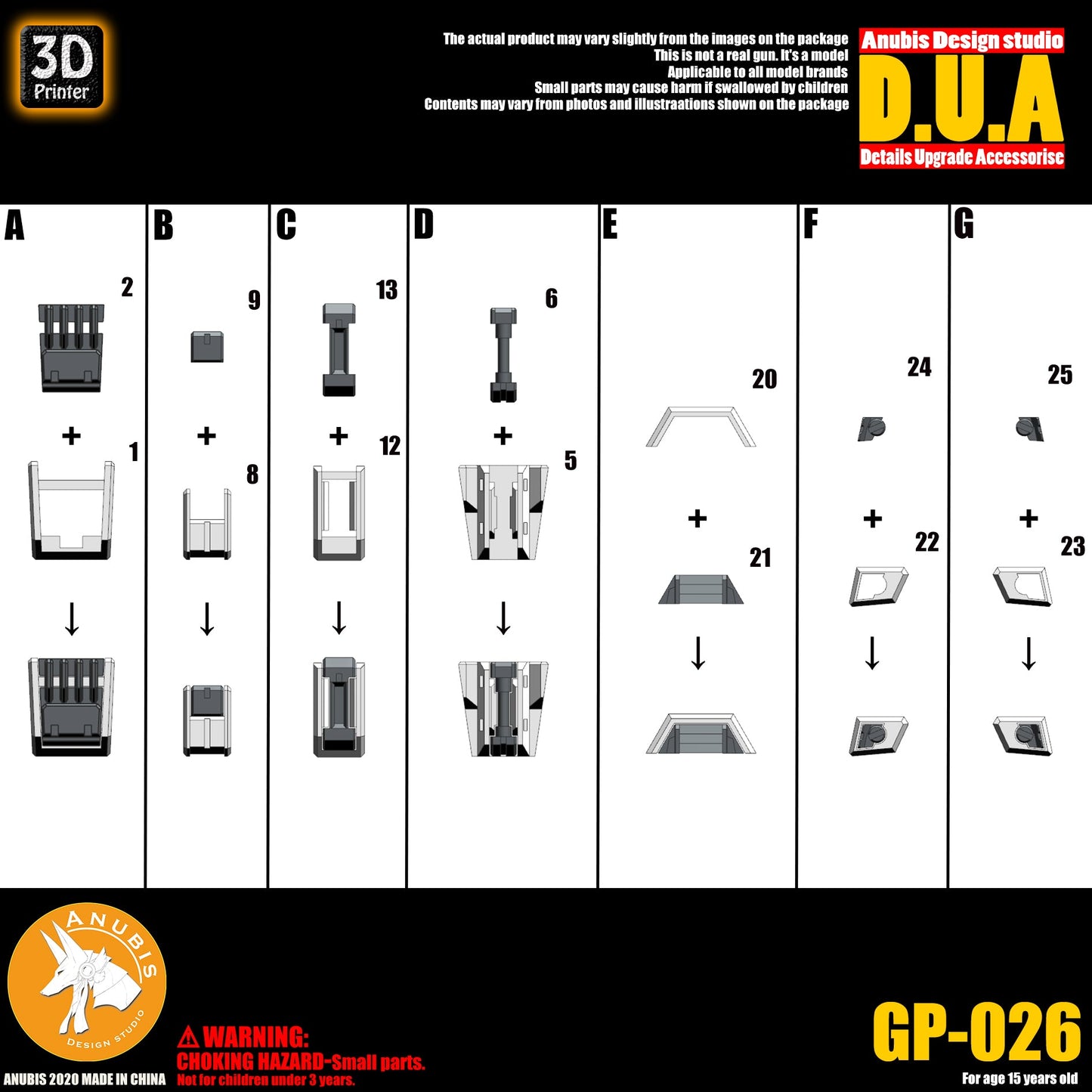 ANUBIS GP026 Parts fit for MG RX-93 V Nu Ver.Ka Gundam